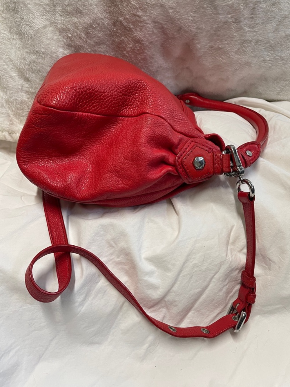 Marc Jacobs Leather Top-Handle Tote with Silver hardware - Picture 5 of 12